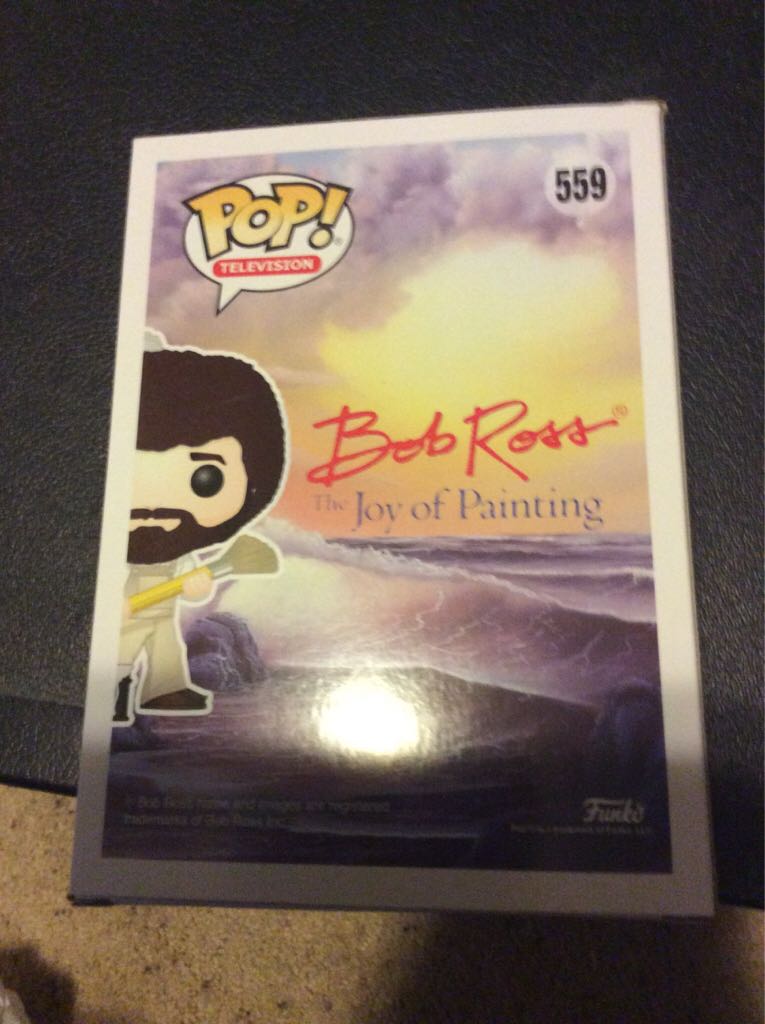 Bob Ross (w/Paintbrush) - Bob Ross vinyl figure collectible [Barcode 889698257022] - Main Image 2