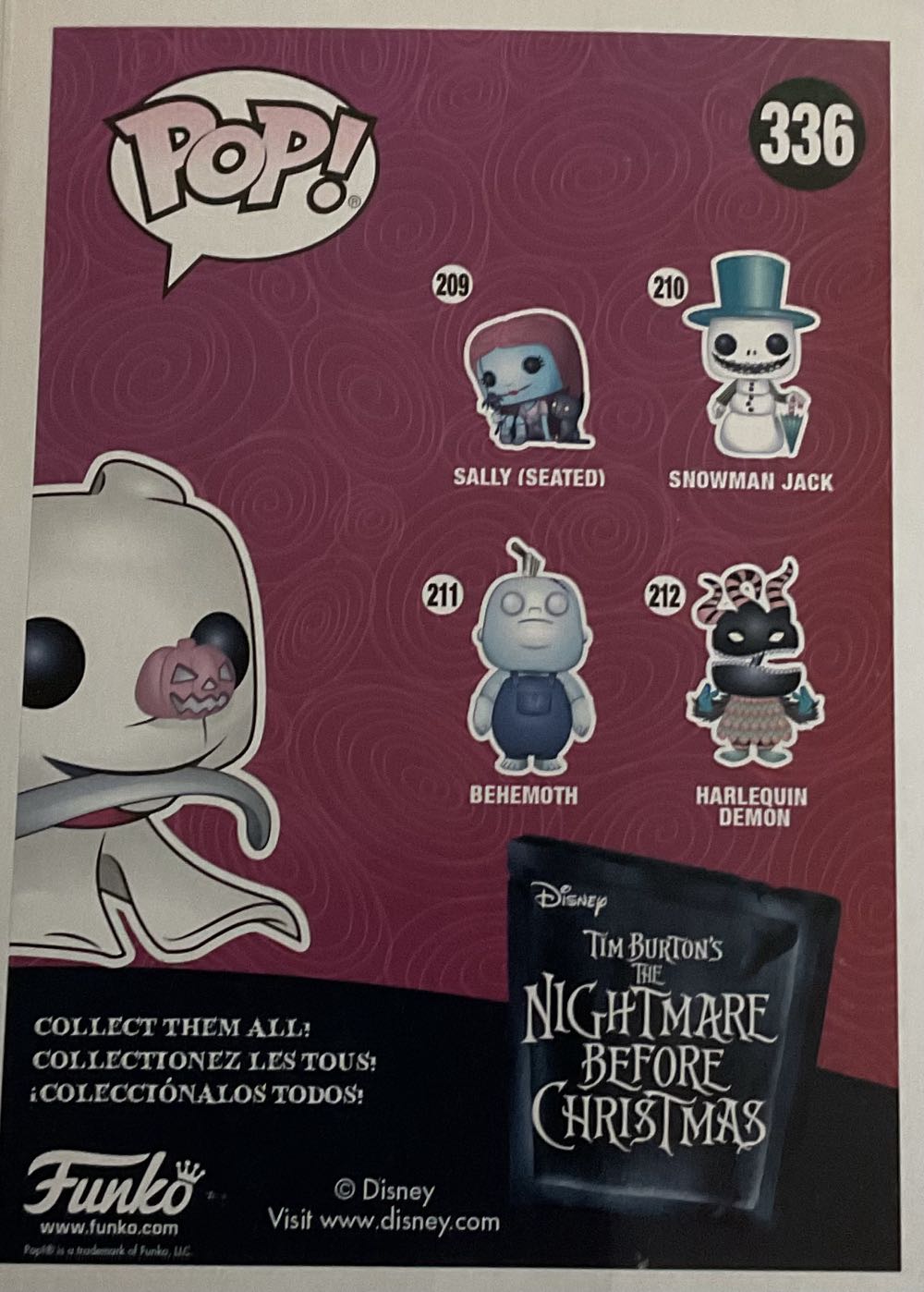 Zero With Bone - Disney vinyl figure collectible [Barcode 889698233521] - Main Image 3