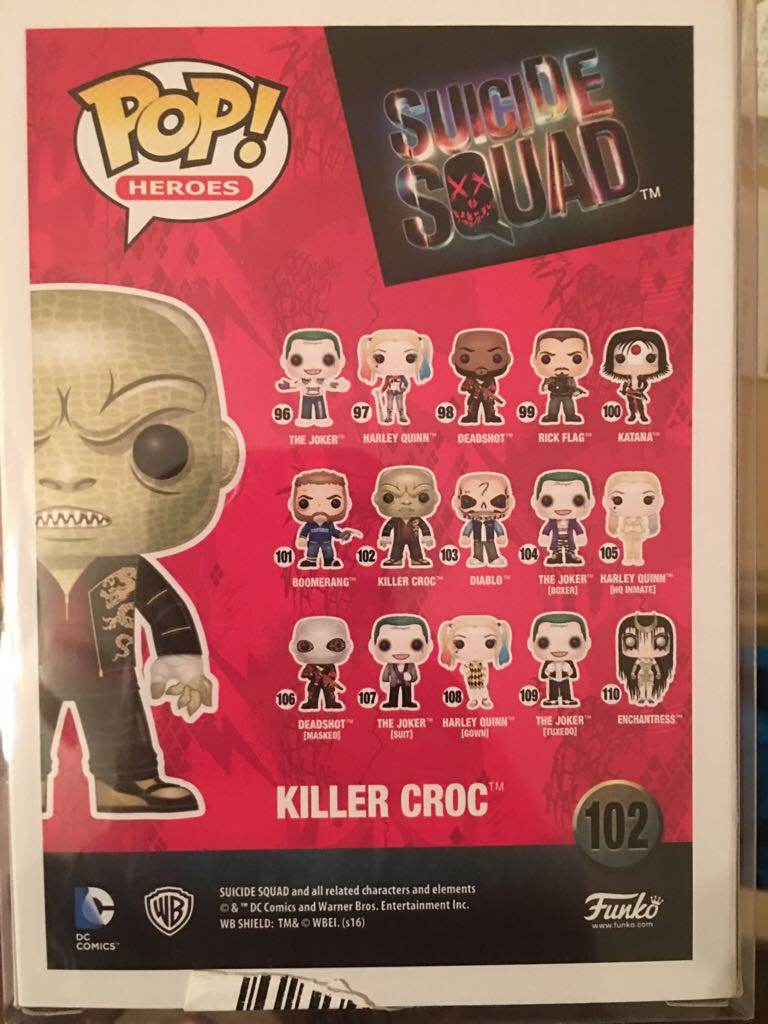 KILLER CROC  vinyl figure collectible [Barcode 889698131148] - Main Image 2