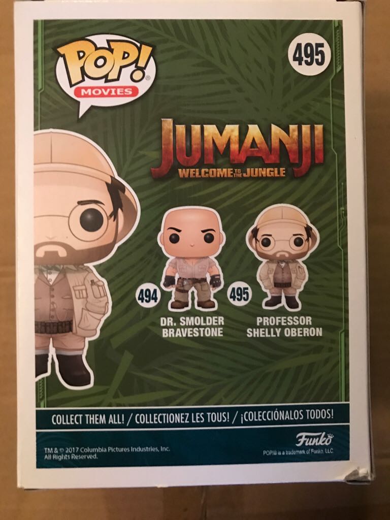 Jumanji Welcome To The Jungle Professor Shelly Oberon  vinyl figure collectible - Main Image 2