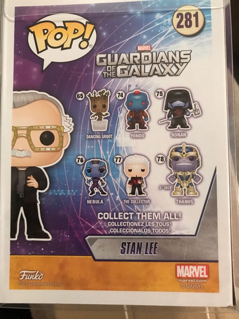 Stan Lee - Guardians of the Galaxy vinyl figure collectible [Barcode 889698220330] - Main Image 2