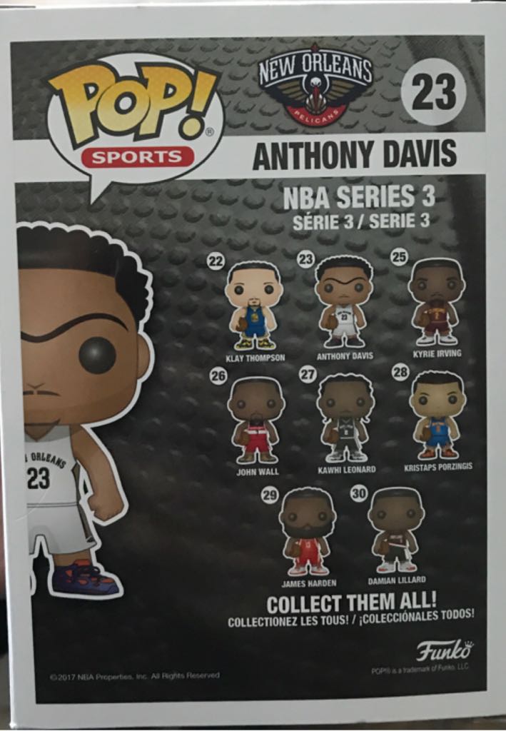Anthony Davis - NBA vinyl figure collectible [Barcode 889698218313] - Main Image 2
