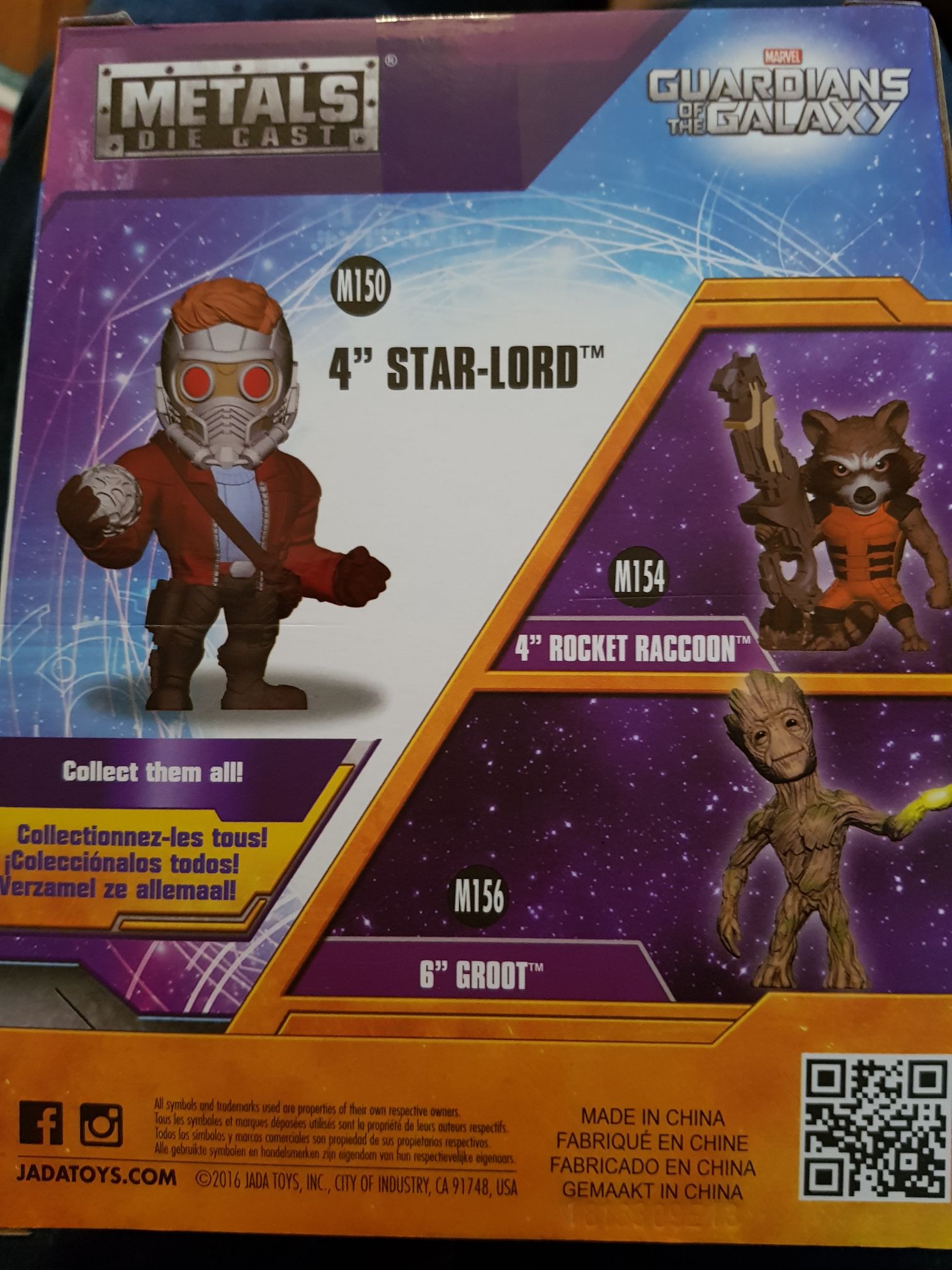 Star Lord - (metals die cast) By Jada  vinyl figure collectible [Barcode 801310979655] - Main Image 2