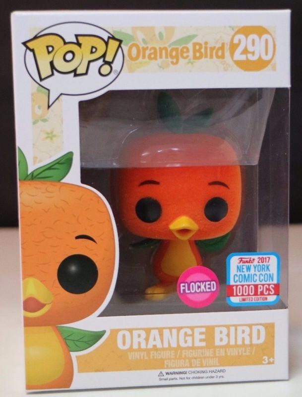 Orange Bird (Flocked) - Disney vinyl figure collectible [Barcode 889698150903] - Main Image 2