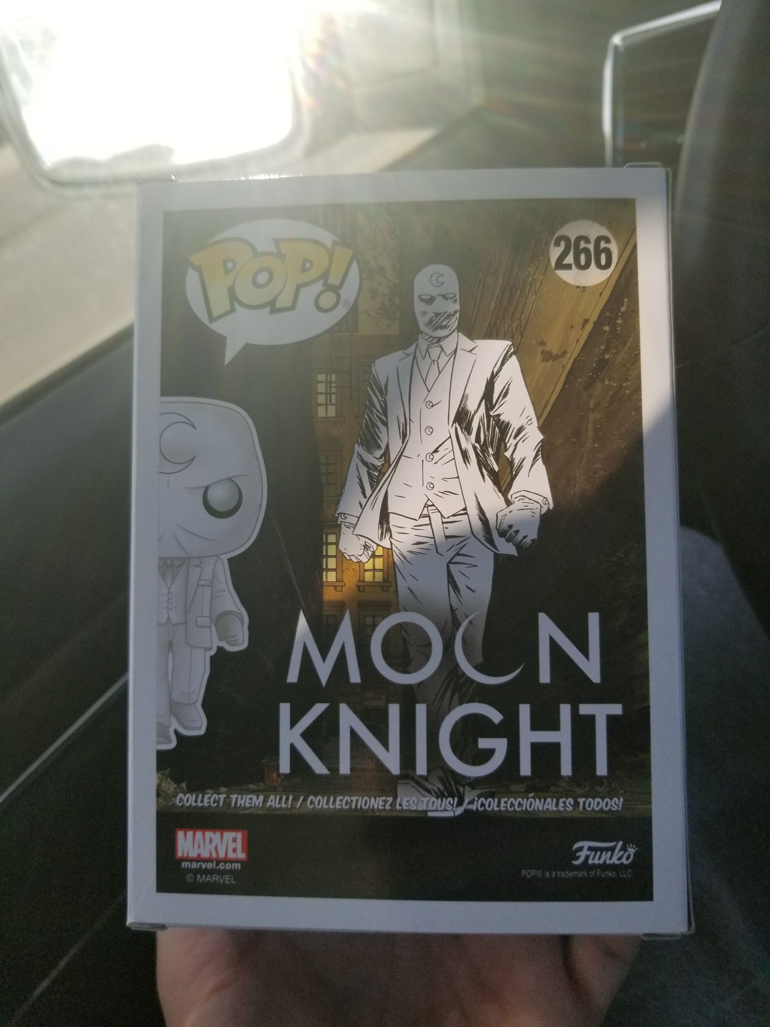 Moon Knight Pop! 266 - Marvel Universe vinyl figure collectible [Barcode 889698213783] - Main Image 2