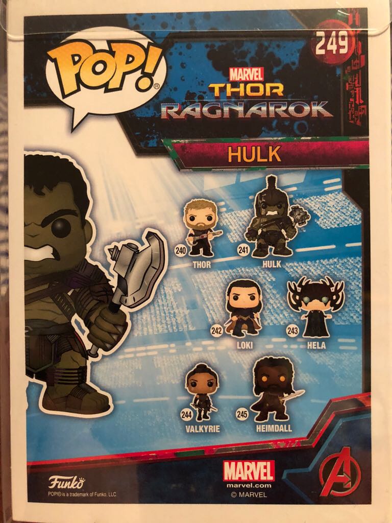 Hulk - Thor Ragnarok - Thor vinyl figure collectible - Main Image 2