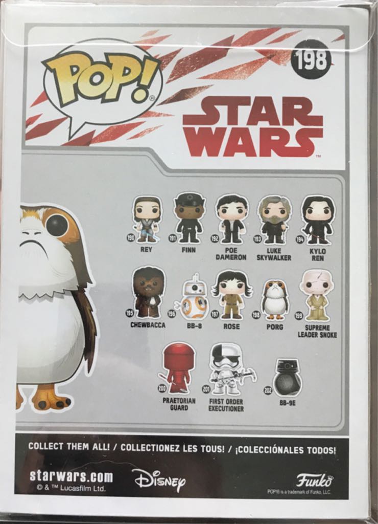 Porg (Flocked) (Chase) - Star Wars vinyl figure collectible - Main Image 2