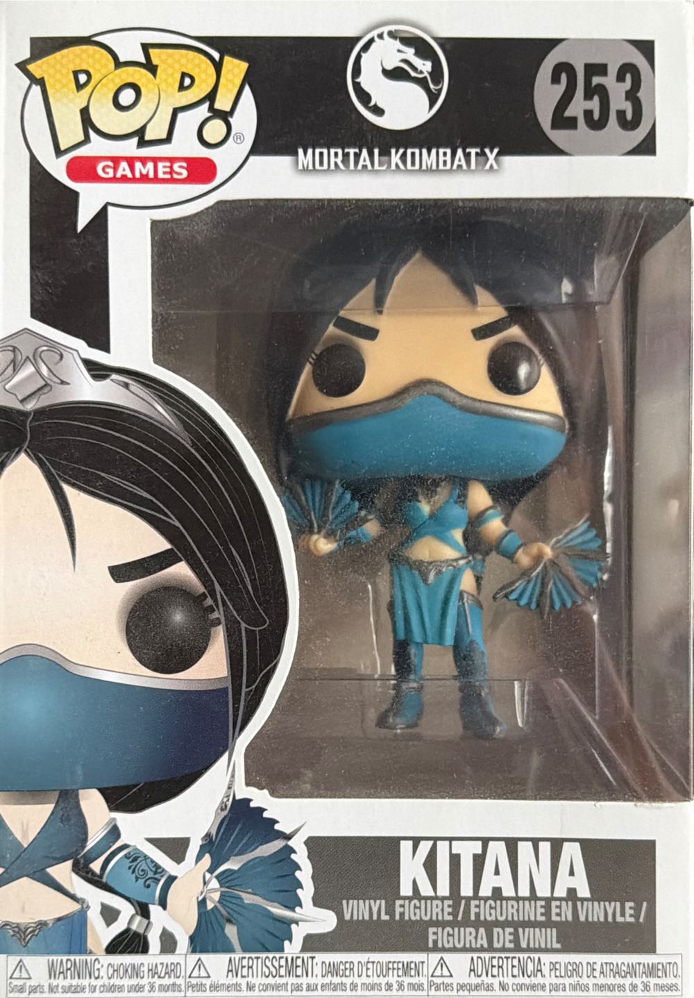 Mortal Kombat -253- Kitana - Mortal Kombat vinyl figure collectible [Barcode 889698216890] - Main Image 4
