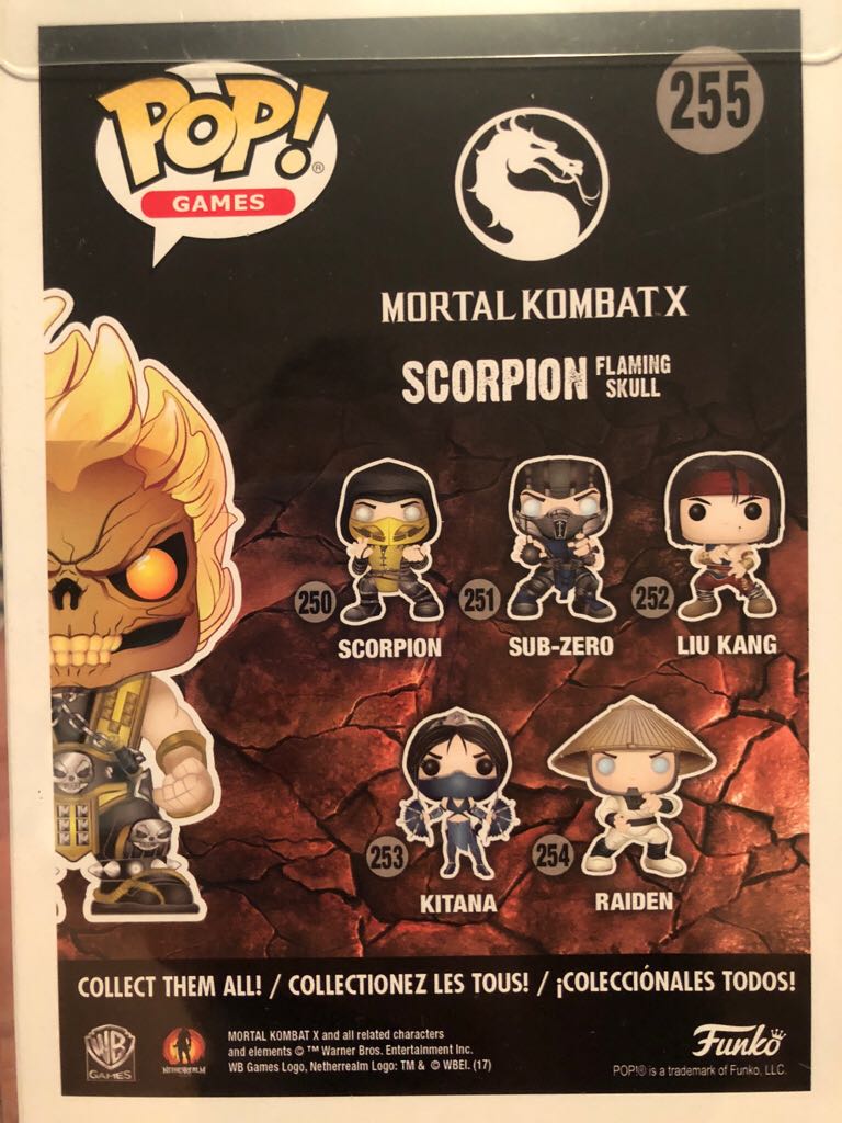 Scorpion - Mortal Kombat vinyl figure collectible [Barcode 889698225106] - Main Image 2