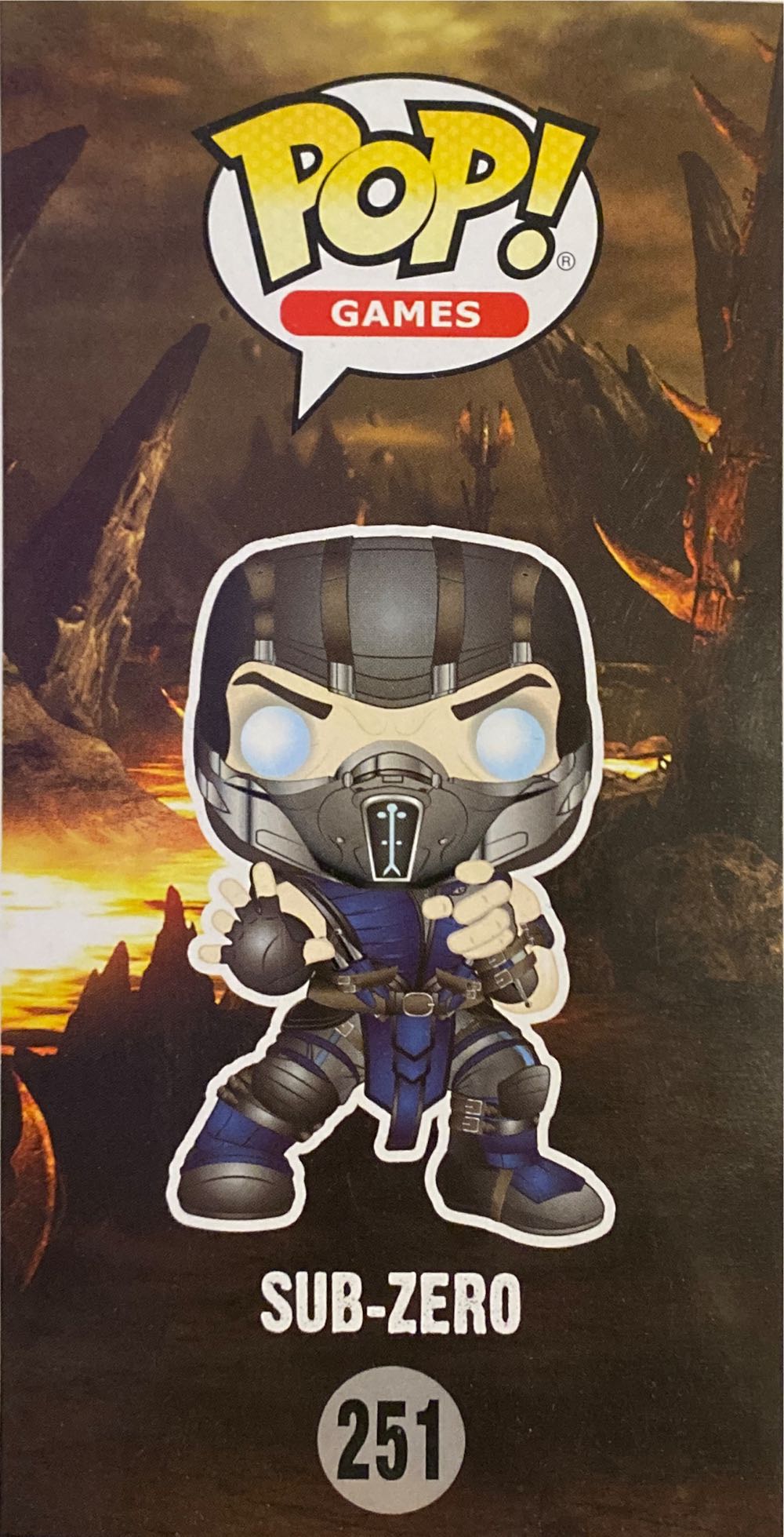 MKX Sub-Zero 251 - Mortal Kombat vinyl figure collectible [Barcode 889698216869] - Main Image 3