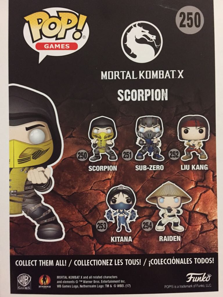 Scorpion <MKX> - Mortal Kombat vinyl figure collectible [Barcode 889698216852] - Main Image 2