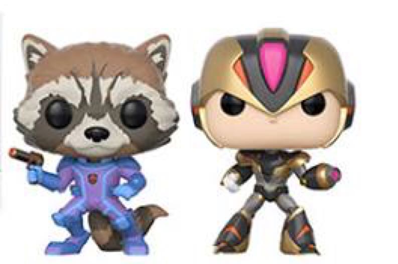 Rocket Vs. Mega Man X - Guardians of the Galaxy vinyl figure collectible [Barcode 889698227841] - Main Image 2