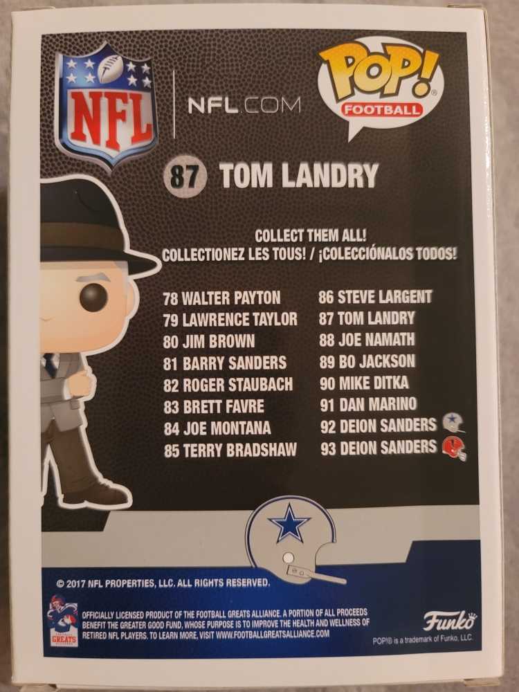 NFL Cowboys (Tom Landry) - NFL vinyl figure collectible [Barcode 889698202145] - Main Image 4