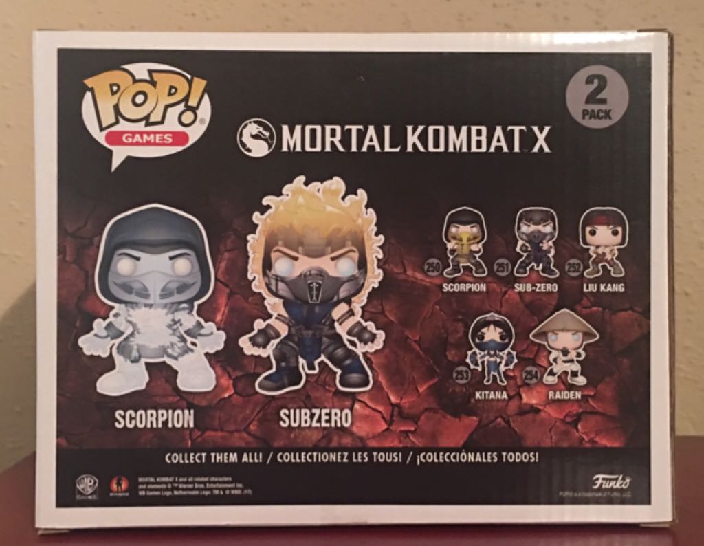 Scorpion & Subzero <Switch 2 Pack> - Mortal Kombat vinyl figure collectible [Barcode 889698228084] - Main Image 2