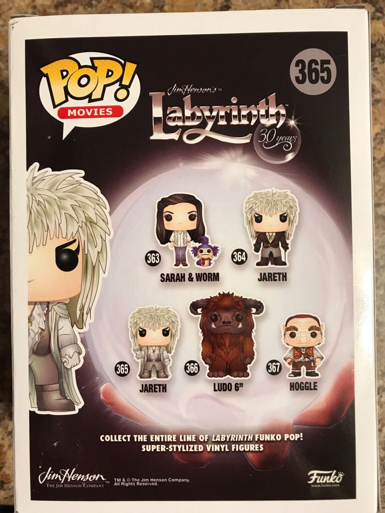 Jareth - The Muppets vinyl figure collectible [Barcode 889698234580] - Main Image 2