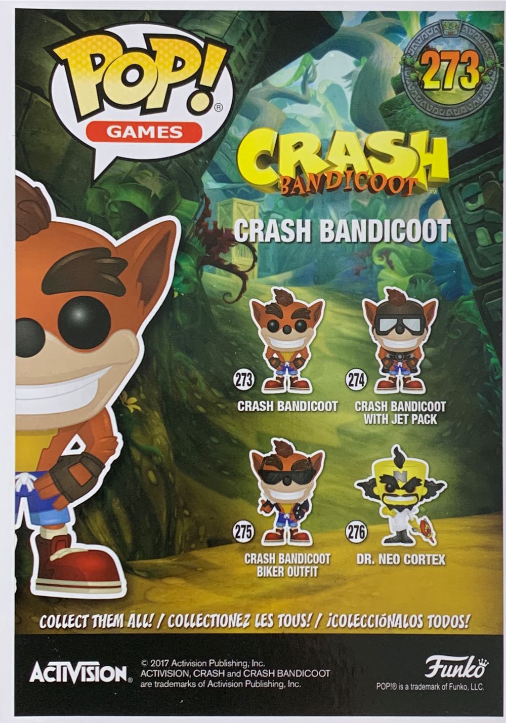 Crash Bandicoot  - Crash Bandicoot vinyl figure collectible [Barcode 889698256537] - Main Image 4