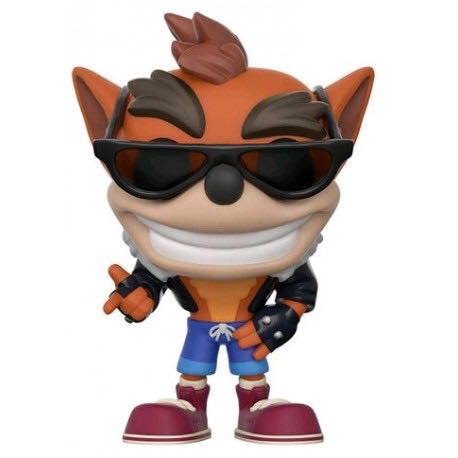Crash Bandicoot (Biker Outfit) - Crash Bandicoot vinyl figure collectible [Barcode 889698256476] - Main Image 2