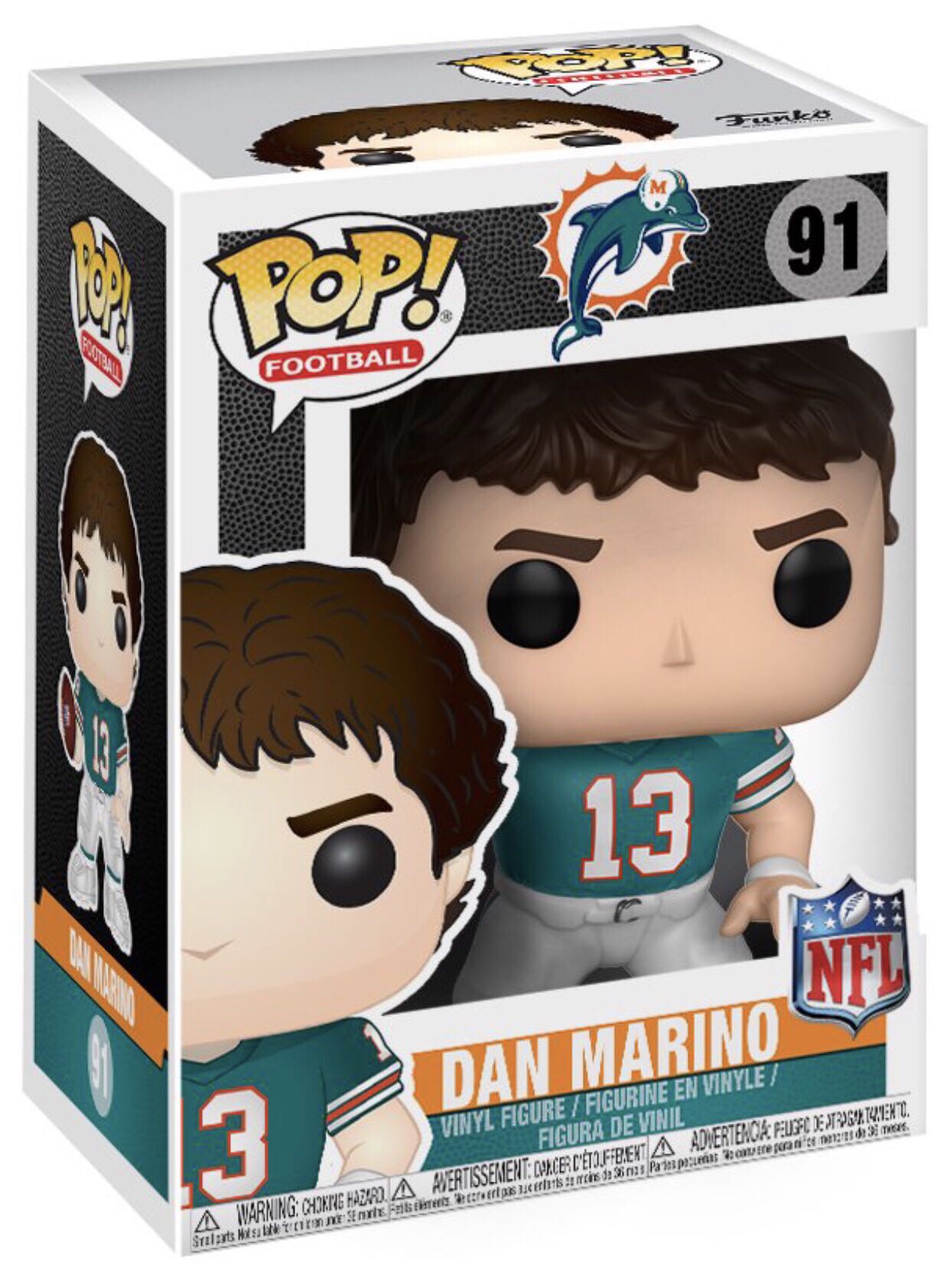 Dan Marino - NFL vinyl figure collectible [Barcode 889698217606] - Main Image 3
