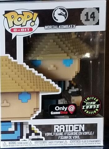 Raiden (8-Bit) (Chase) - Mortal Kombat vinyl figure collectible [Barcode 889698234863] - Main Image 2