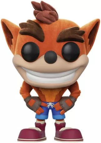 Crash Bandicoot (Flocked) - Crash Bandicoot vinyl figure collectible [Barcode 889698256438] - Main Image 3