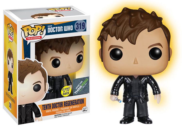 Doctor Who Funko Pop 10th Doctor Regeneration - Doctor Who vinyl figure collectible - Main Image 2