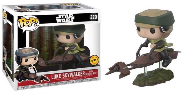Luke Skywalker With Speeder Bike - Star Wars vinyl figure collectible - Main Image 2
