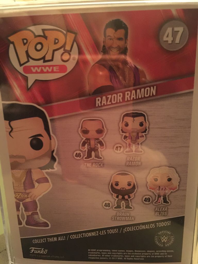 Razor Ramon - WWE vinyl figure collectible [Barcode 889698248259] - Main Image 2