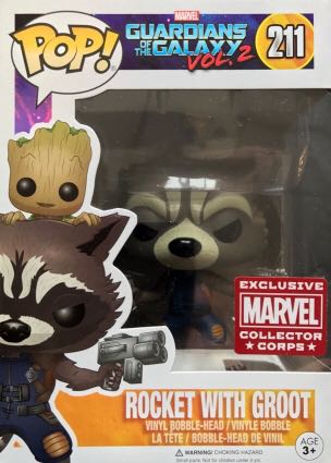 Rocket With Groot - Guardians of the Galaxy Vol. 2 vinyl figure collectible - Main Image 2