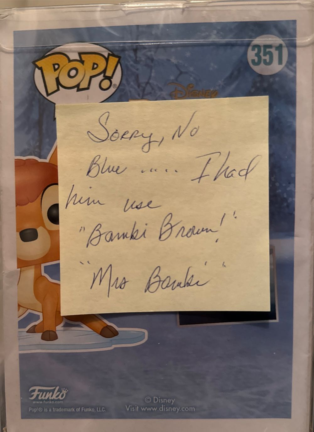 Bambi - Disney vinyl figure collectible - Main Image 3