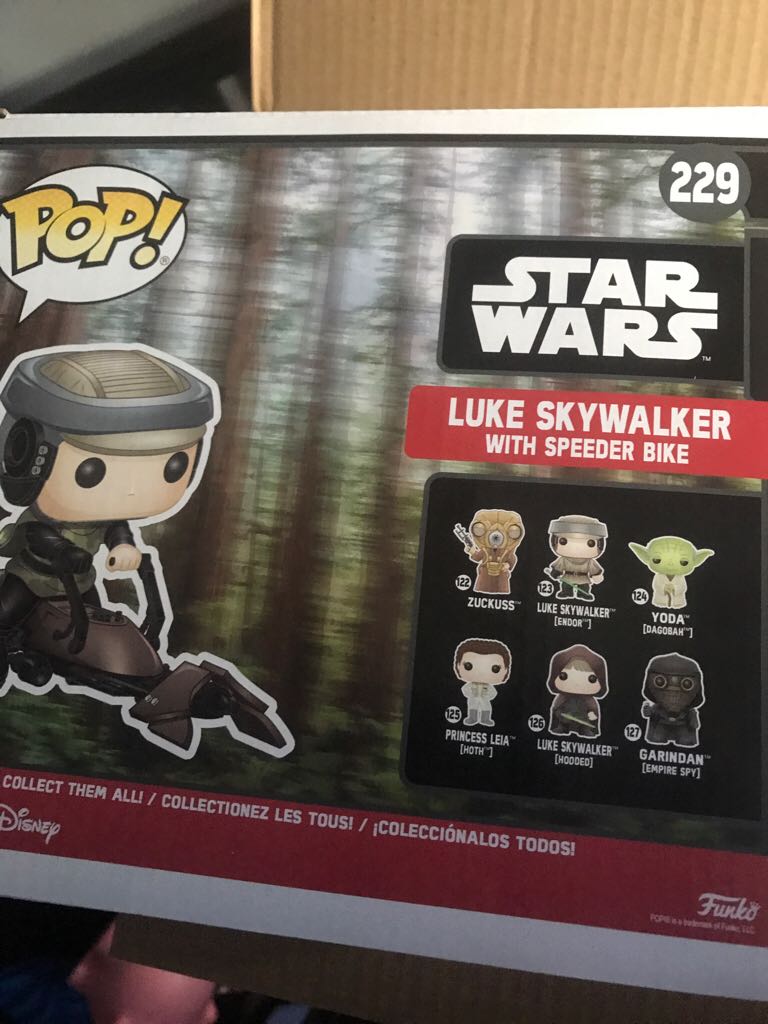 Star Wars - Luke Skywalker & Speeder Bike Exclusive - Star Wars vinyl figure collectible - Main Image 2