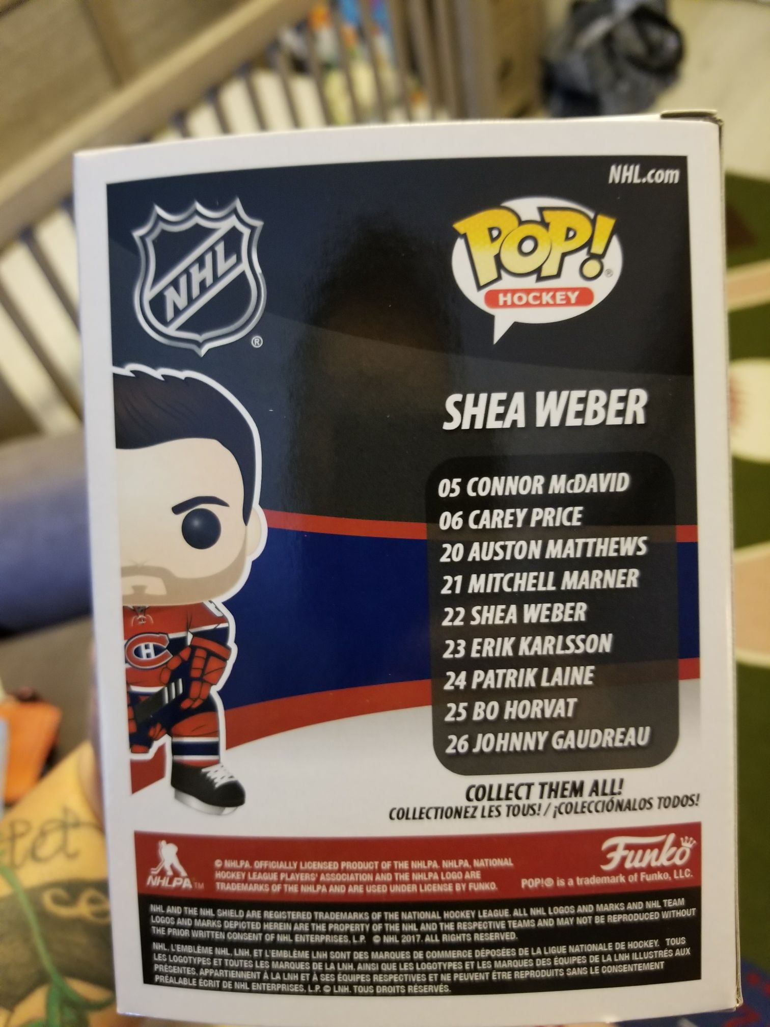 Shea Weber - Funko vinyl figure collectible [Barcode 889698212717] - Main Image 2
