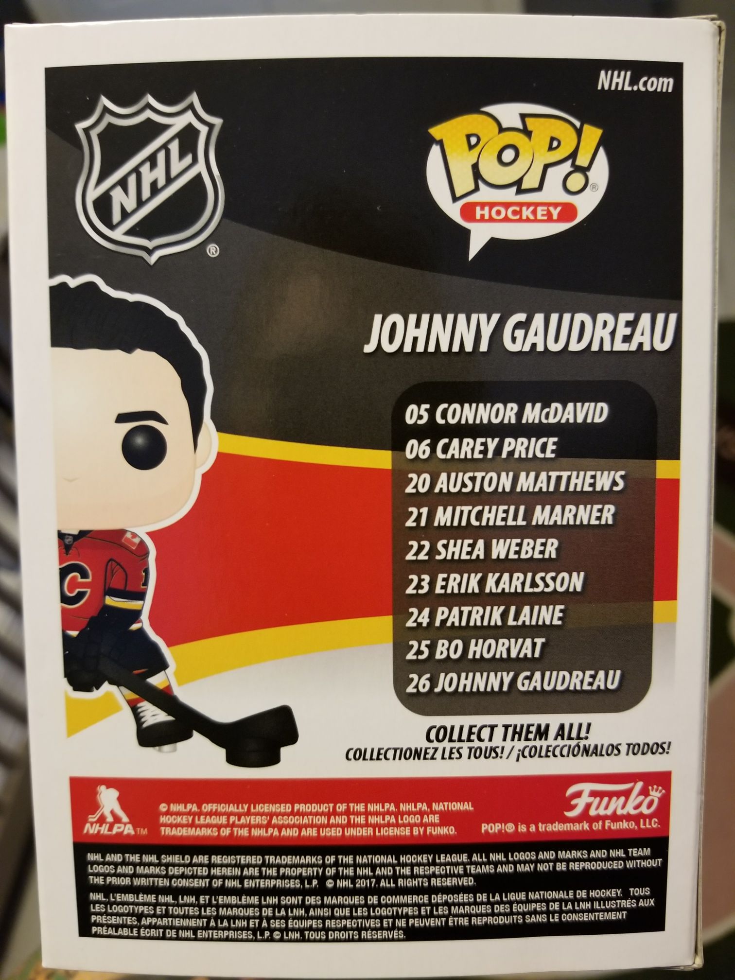 NHL Johnny Gaudreau (canada)  vinyl figure collectible [Barcode 889698212762] - Main Image 2