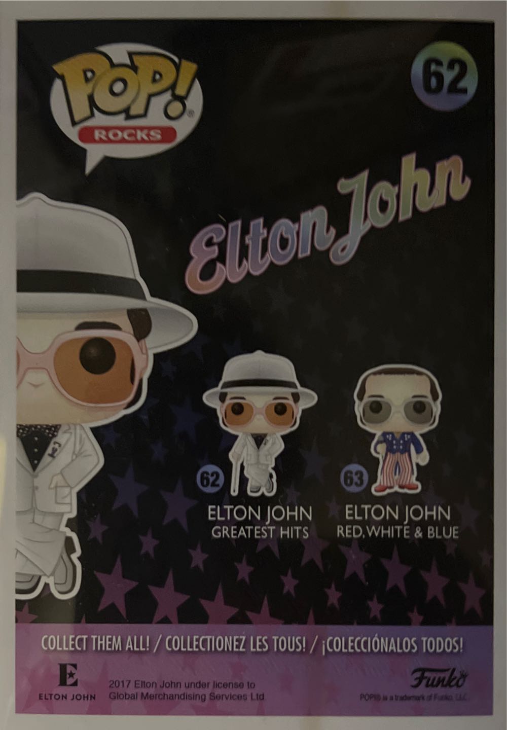 Elton John Greatest Hits - Elton John vinyl figure collectible [Barcode 889698253208] - Main Image 4