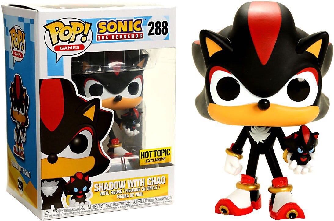 Shadow with Chao - Sonic the Hedgehog vinyl figure collectible [Barcode 889698252638] - Main Image 4