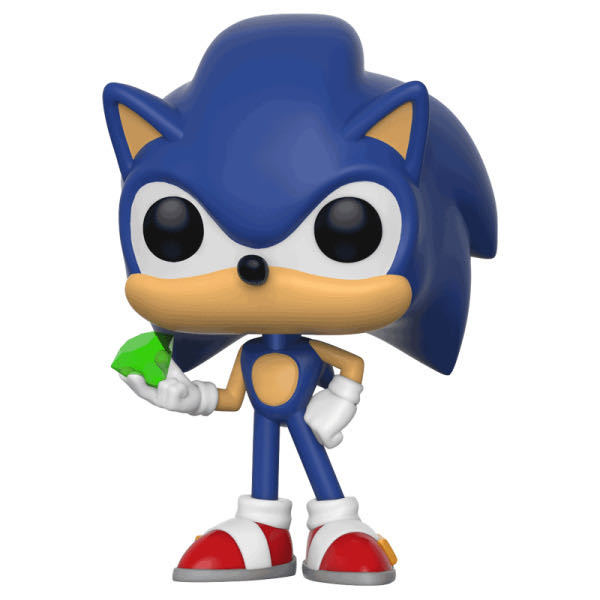 Sonic (with Emerald) - Sonic the Hedgehog vinyl figure collectible [Barcode 889698201476] - Main Image 3