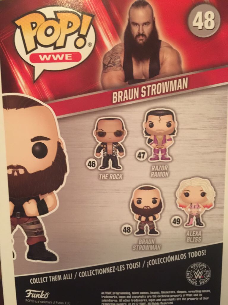 Braun Strowman - WWE vinyl figure collectible [Barcode 889698248235] - Main Image 2