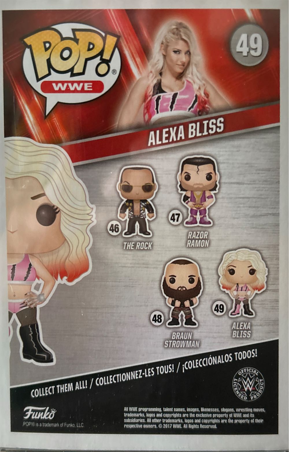 Alexa Bliss Pop! 49 - WWE vinyl figure collectible [Barcode 889698248266] - Main Image 4