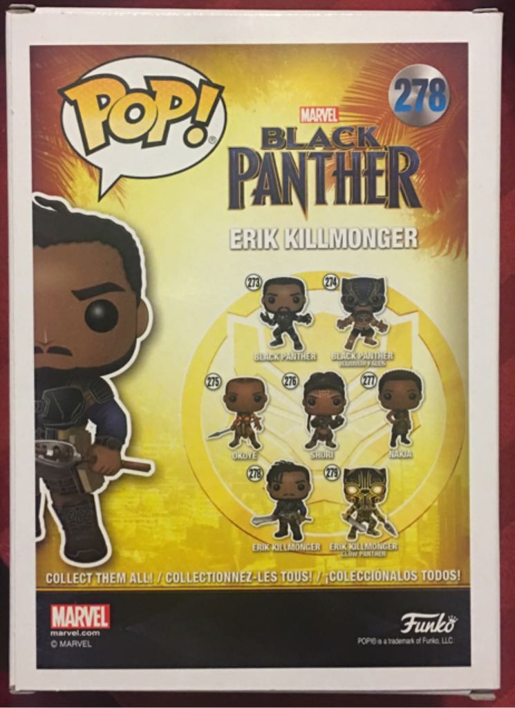 Erik Killmonger - Marvel Universe vinyl figure collectible [Barcode 889698233507] - Main Image 2