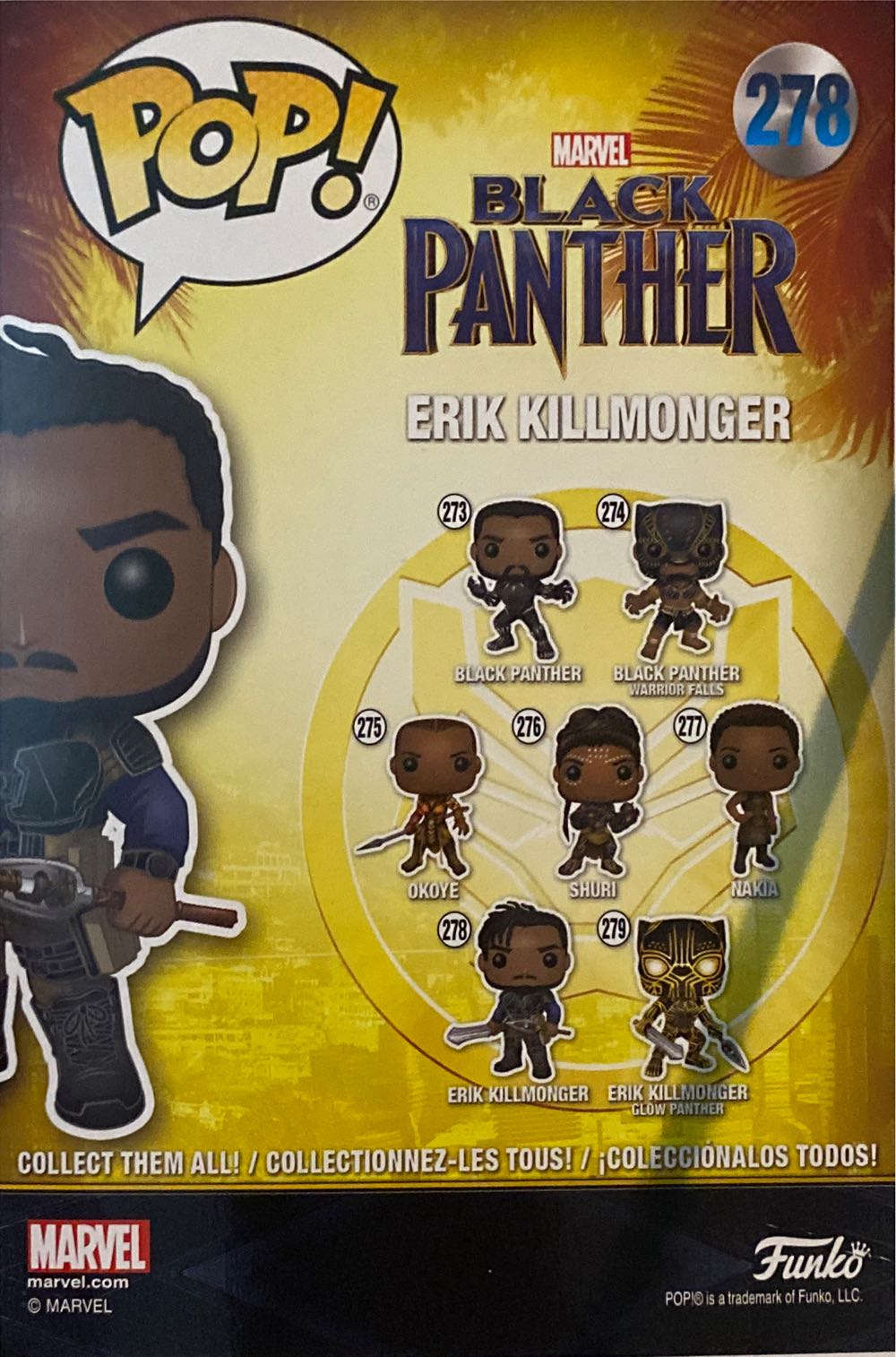 Erik Killmonger - Marvel Universe vinyl figure collectible [Barcode 889698233507] - Main Image 3