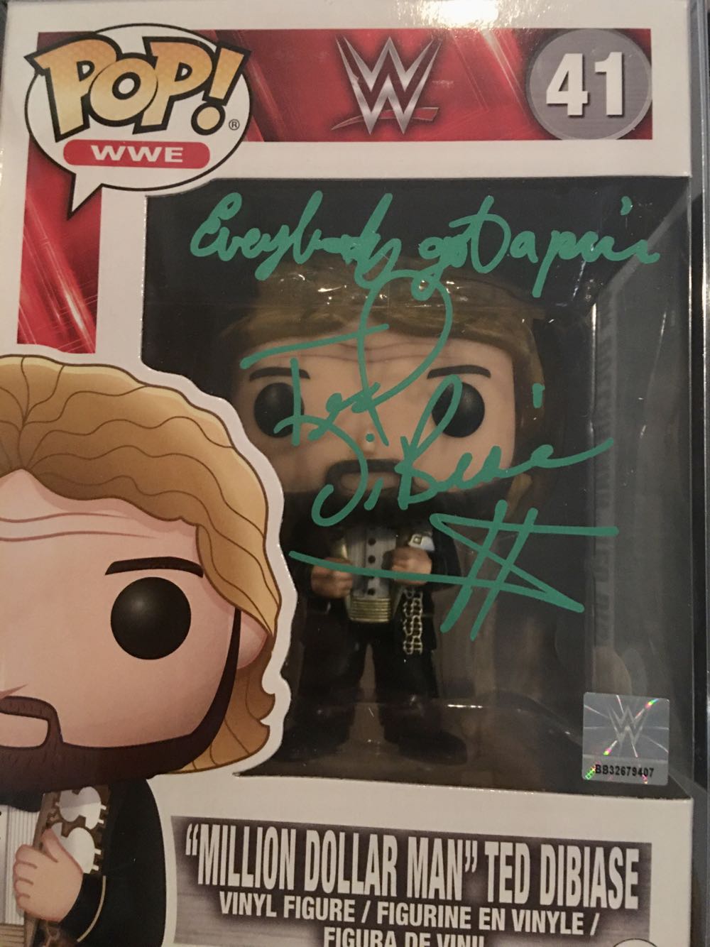 “Million Dollar Man” Ted DiBiase - WWE vinyl figure collectible - Main Image 3