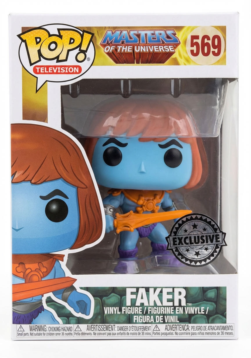 MOTU Faker - Masters of the Universe vinyl figure collectible [Barcode 889698225021] - Main Image 4