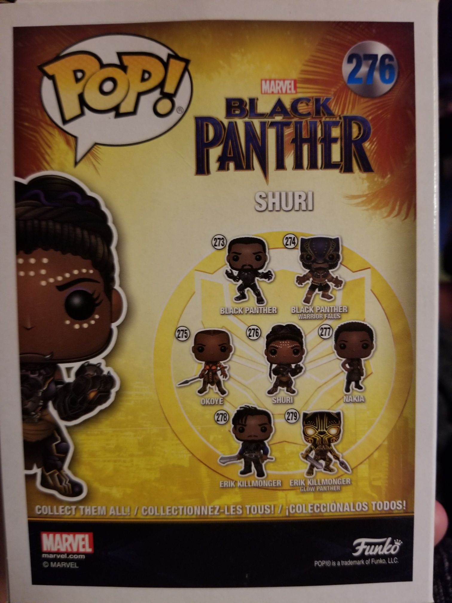 Black Panther: Shuri, #276 - Marvel Universe vinyl figure collectible [Barcode 889698233460] - Main Image 2
