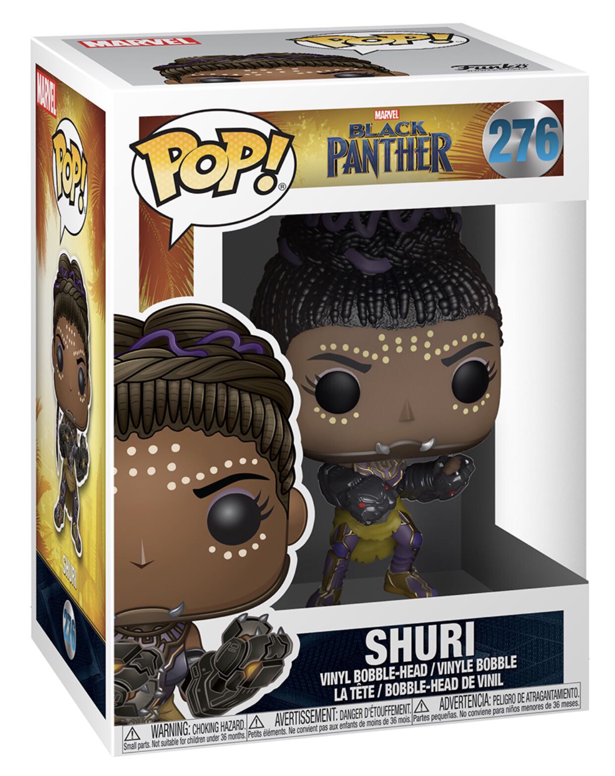 Black Panther: Shuri, #276 - Marvel Universe vinyl figure collectible [Barcode 889698233460] - Main Image 3