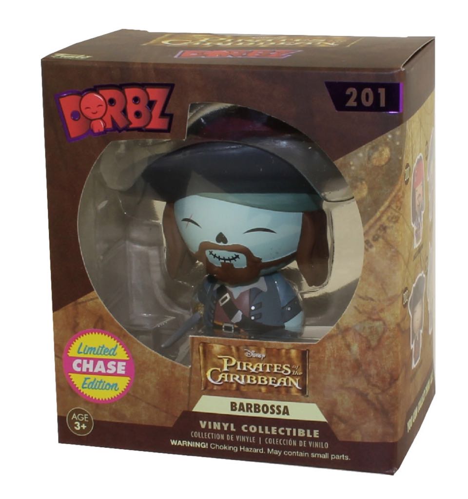 DORBZ CHASE: Barbossa - Pirates of the Caribbean vinyl figure collectible - Main Image 2
