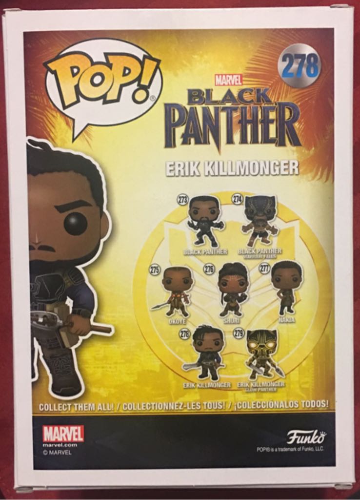 Erik Killmonger (Chase)  vinyl figure collectible - Main Image 2