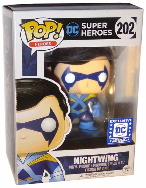 Nightwing - DC: Superheroes vinyl figure collectible [Barcode 889698148894] - Main Image 3