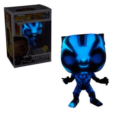 Black Panther (Blue Glow) - Marvel Universe vinyl figure collectible [Barcode 889698248419] - Main Image 3