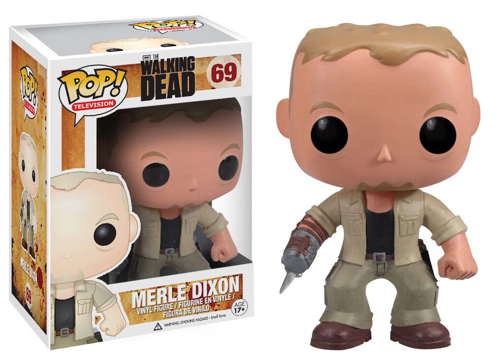 Walking Dead Merle Dixon Funko Pop!Figure #69 -  vinyl figure collectible [Barcode 0830395032917] - Main Image 2