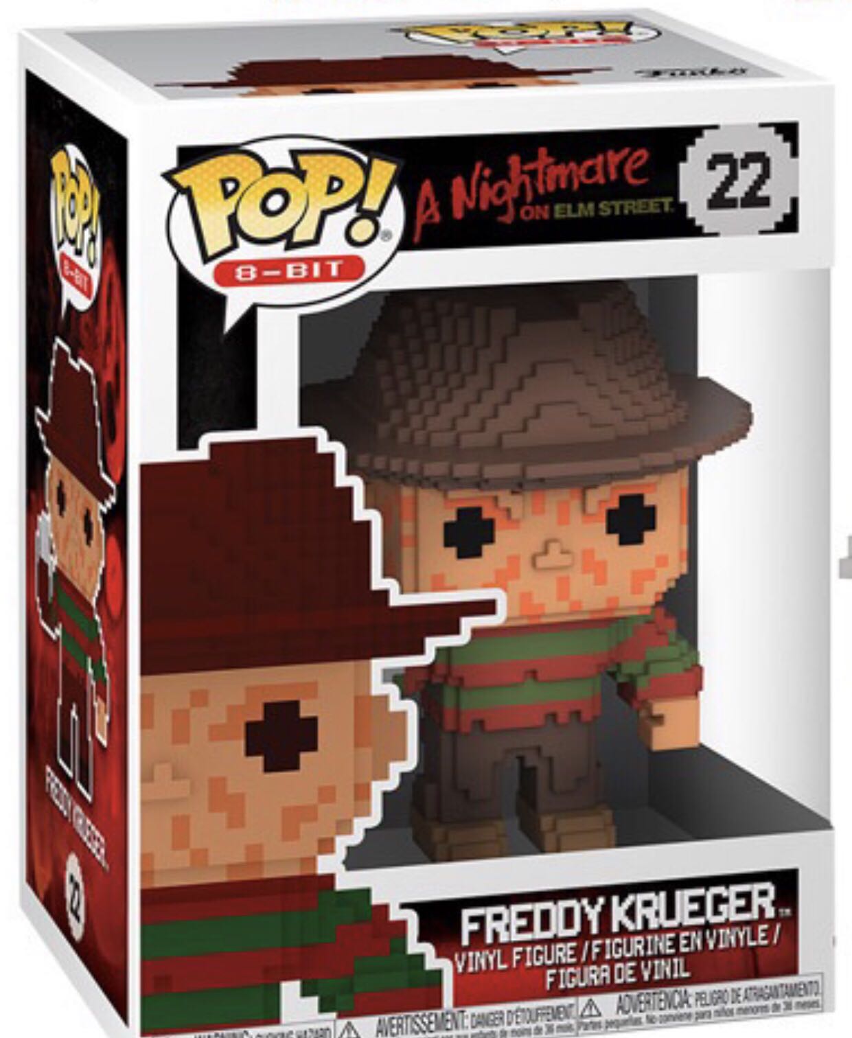 A Nightmare On Elm Street: Freddy Krueger (8-Bit) - A Nightmare on Elm Street vinyl figure collectible [Barcode 889698245951] - Main Image 3