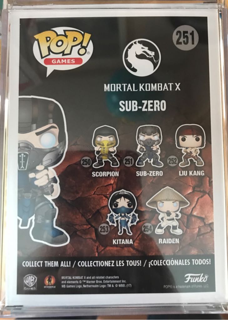 Sub-Zero (Chase) - Mortal Kombat vinyl figure collectible - Main Image 2